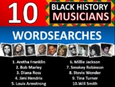10 x Black Music History Month Famous People Icons Wordsea