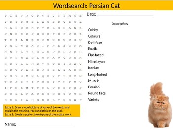 Long Haired Feline Crossword Cat Word Crossword Breed Wordmint Puzzles