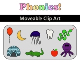 ABC Moveable Clip Art Images for 3K, Preschool, Pre-K, & K