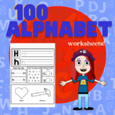 100 Alphabet Skills Practice Printables for Preschool and 