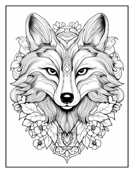 100 Animals Mandala Coloring Pages For Adults-2
