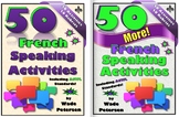 100 (BUNDLED) French Speaking Activities with Rubrics!