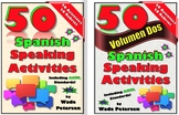 100 (BUNDLED) Spanish Speaking Activities with Rubrics!
