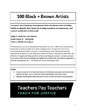 100 Black + Brown Artists