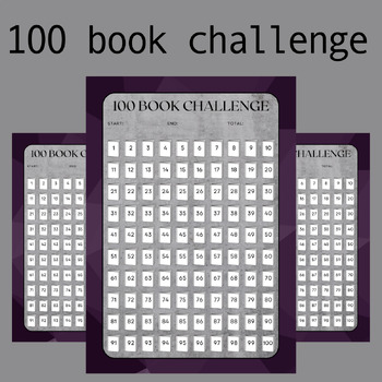 Preview of 100 Book Challenge: Reading Roadmap Template cleaning lesson planner checklist