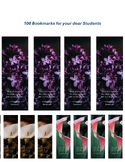 100 Bookmarks for Your Dear Students (Flowers)