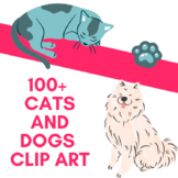 100+ Cats and Dogs Clip Art