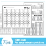 100 Chart • 100's Charts Plus Bonus Worksheets | Even, Odd