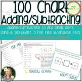 100 Chart Adding and Subtracting - Seesaw and Boom Links included