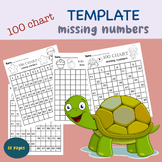 100 Chart Fill In The Missing Number | Counting to 100 | 1