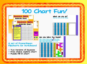 Preview of 100 Chart Fun! (Flipcharts for Promethean Activboard)