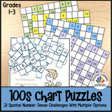 100 Chart Math Puzzles
