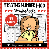 100 Chart Missing Number - Numbers 1-100 missing worksheets