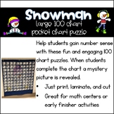 Snowman 100 Chart Puzzle