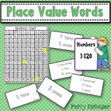 100 Chart  - Reading the Place Value Words to Match