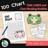 100 Chart + Task Cards + Easy Chart Readers | Number Sense