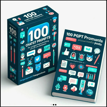Preview of 100 ChatGPT Prompts FREE EngagingI Social Media Posts