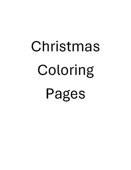 Preview of 100 Christmas Coloring Pages