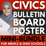 100 Civics Posters MINI-BUNDLE | Social Studies Classroom Decor