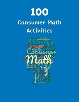 Preview of 100 Consumer Math Activities (no tax, tax, or discount plus discount and tax)