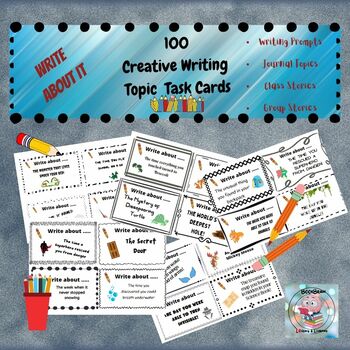 Preview of 100 Creative Writing Task Cards