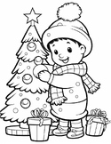 100 Cute Christmas Coloring Pages Kids