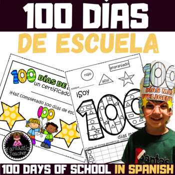 Spanish Teacher Gift Bilingual Teacher 100 Dias de Escuela Espanol 100th Day for Student Spanish 100 Days of School T-Shirt