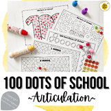 100 Days of School Articulation for Speech Therapy