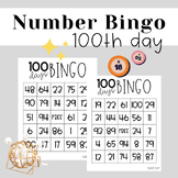 Bingo | Number Bingo | 100th Day of School