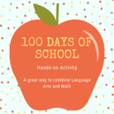 100 Day's of School Hand's-On Math & LA Activity- Great fo