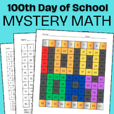 100 Day of School Mystery Math Activity