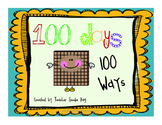 100 Days of School {Celebrate 100 days, 100 ways!}
