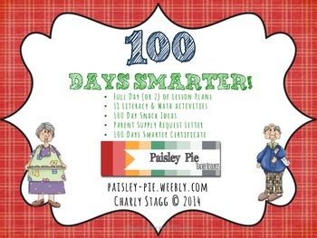 Preview of THEMED UNIT:100 Days Smarter- 100th Day of School Activities for Literacy & Math