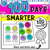 100 Days Smarter Badges and Pendants-100th Day of School C