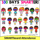100 Days Smarter SmartBoard Attendance