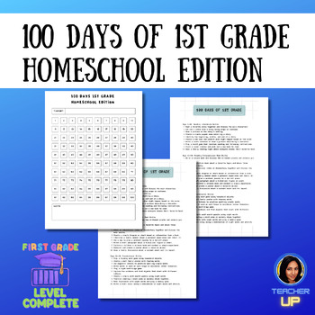 Preview of 100 Days of 1st Grade - Homeschooler Edition