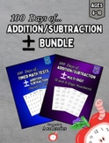 Preview of Addition and Subtraction Worksheets Bundle: Grades 1-5, Single to Multi-Digit