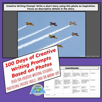 Preview of 100 Days of Creative Writing Prompts Based on Photos/Warm-ups