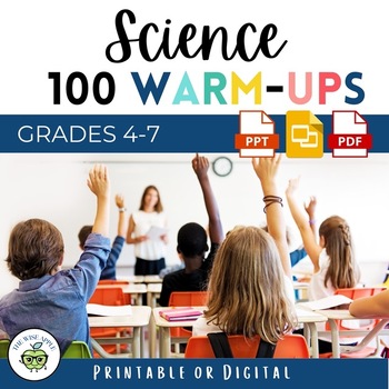 Preview of 100 Days of General Science Warm-ups, Journals, Bell Work