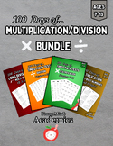 Preview of Multiplication and Division Worksheets Bundle: Grades 2-7, Single/Multi-Digit