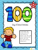 100 Days of School Activities