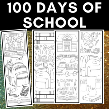  200 Pcs 100 Days of School Bookmark Blank Bookmarks to Decorate  Cute Bookmarks Happy 100th Day Activities for 100 Days of School  Decorations School Classroom Prize Reading Rewards Gifts for Kids
