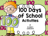 100 Days of School Centers