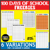 100 Days of School Charts FREEBIE | Number Recognition