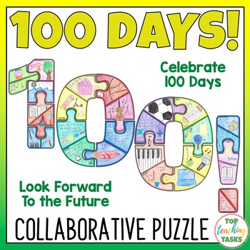 Preview of 100th Day of School Collaborative Poster