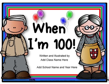 Preview of 100 Days of School Collaborative Writing {Editable}
