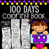 100 Days of School Coloring Book {Made by Creative Clips Clipart}