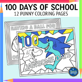 100 Days of School Coloring Pages
