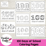 100 Days of School Coloring Pages - Preschool | PreK | Kin