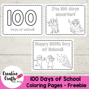 Preview of 100 Days of School Coloring Pages - Preschool | PreK | Kindergarten | 1st | 2nd